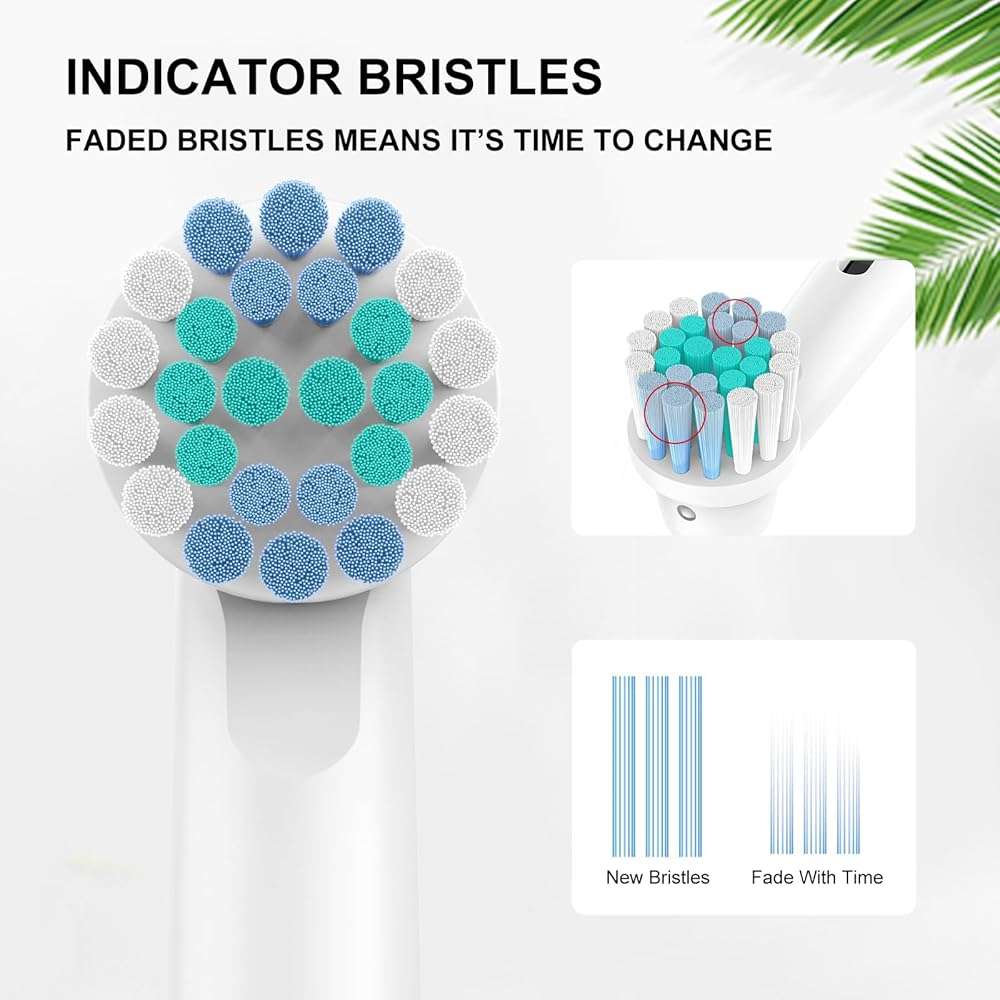 SetSail Toothbrush Heads for Oral B, 8 Pack Professional Electric Toothbrush Replacement Heads Medium Soft Dupont Bristles Replacement Toothbrush Heads Precision Clean Brush Heads Refills - Image 4