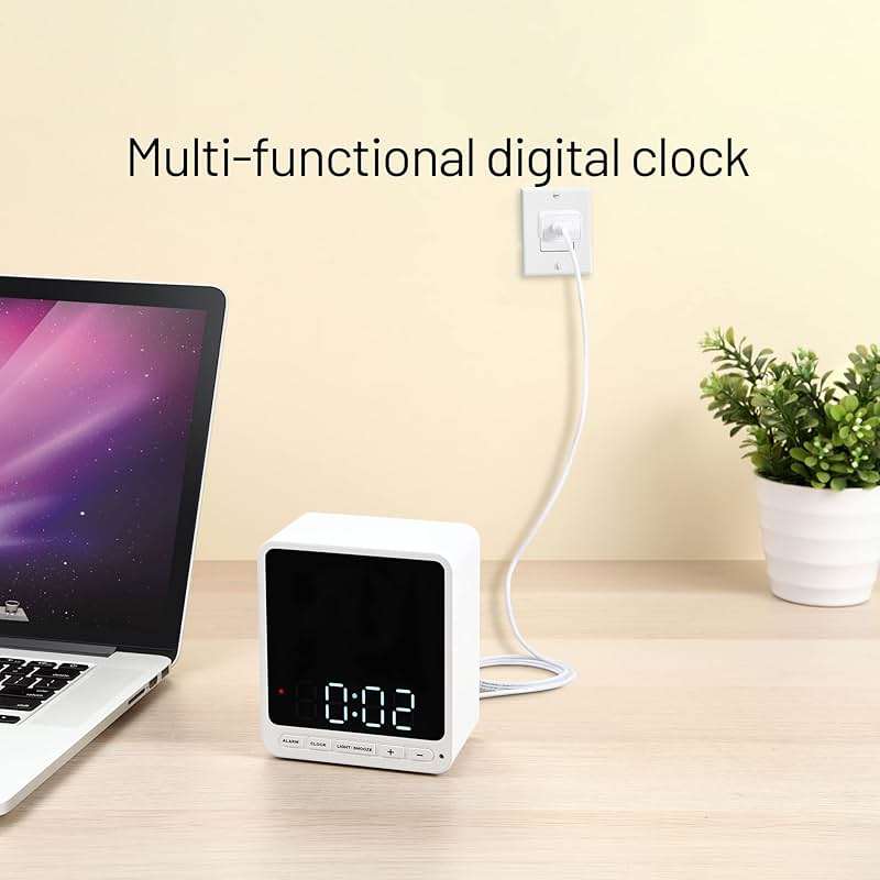 Wasserstein Alarm Clock Camera Case - Compatible with Wyze Cam V4/V3/V3 Pro/OG - Cover for Low-Key Camera Placement (White) (Camera NOT Included) - Image 6