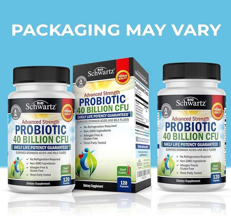 BioSchwartz Daily Probiotic Nutritional Supplement - 40 Billion CFU for Gut Health - Probiotics for Men and Women - Digestive Health with Astragalus & Lactobacillus - Shelf Stable - 120 Count - Image 2