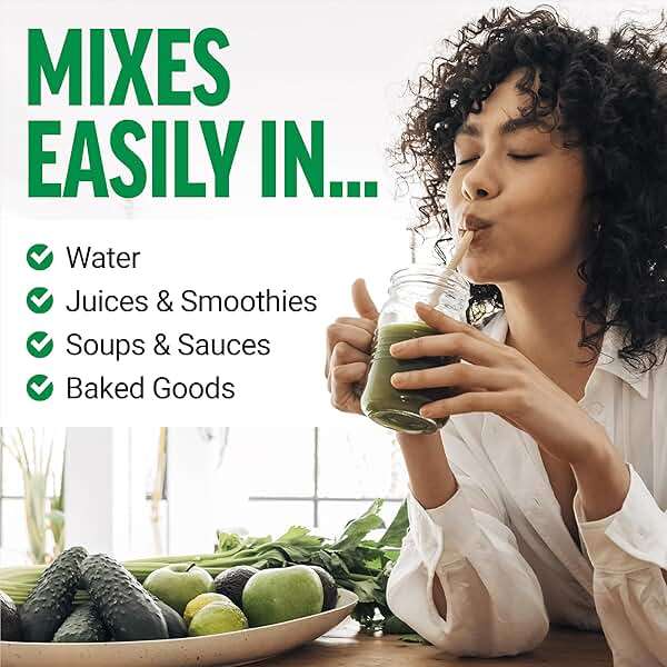 Force Factor Smarter Greens Daily Wellness Powder, Greens Superfood Powder to Support Gut Health, Bloating, & Digestion, with 40+ Superfoods, 125 Million CFUs of Probiotics, Unflavored, 30 Servings - Image 4