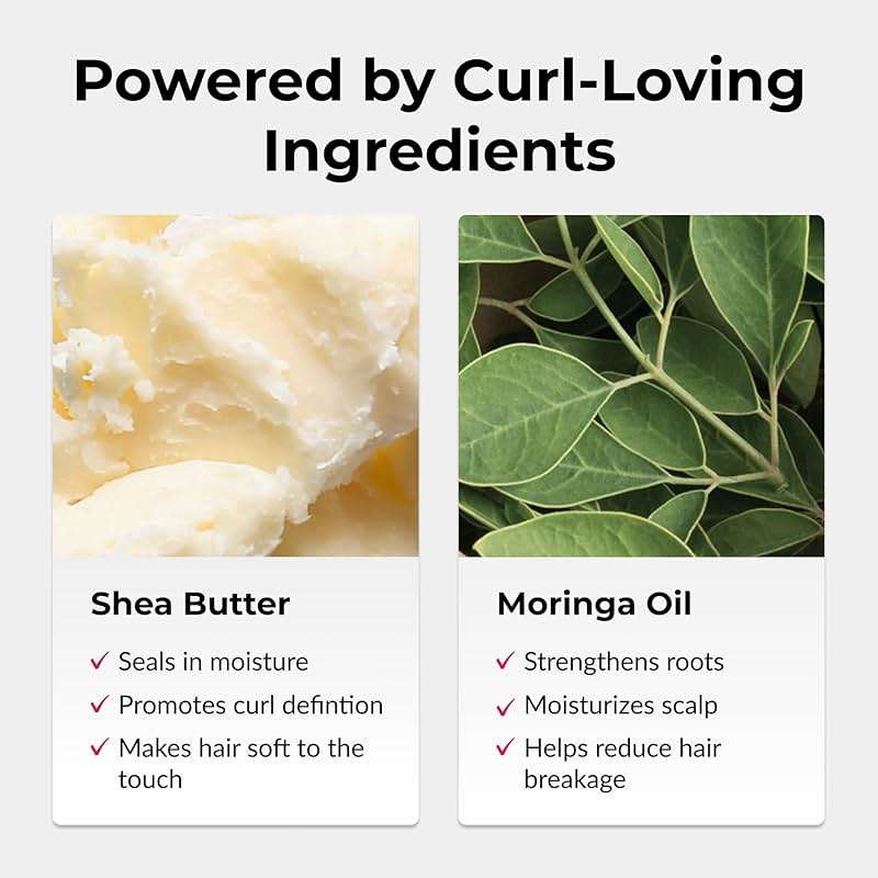 Love Ur Curls - Shampoo & Conditioner Set with All in One Curl Cream Styler for Curly Hair, 3 Step System for Repair and Moisturizing - Image 8