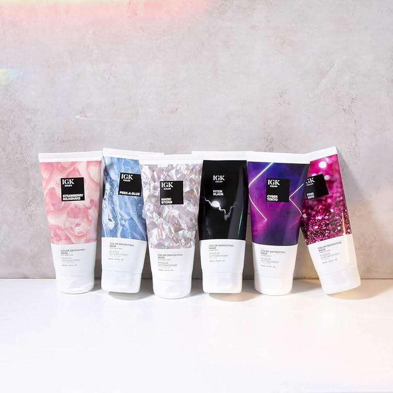 IGK Strawberry Milkshake | Soft Rose Gold Hair Gloss + Color Depositing Mask | Boost Shine, Enhance Pink Tones, Refresh Color | Semi Permanent Conditioning Treatment | Vegan | 6 oz - Image 7