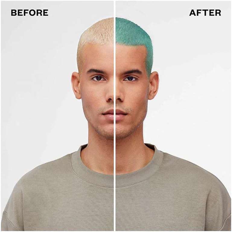 IGK Color Depositing Mask SEAFOAM - Pale Teal | Conditioning + Hydrate + Shine | Vegan + Cruelty Free | 6 Oz - Image 2