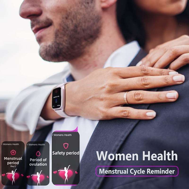 FITVII Fitness Tracker, Smart Watch with 24/7 Blood Pressure Heart Rate and Blood Oxygen Monitor, Sleep Tracker with Calorie Step Counter, IP68 Waterproof Activity Tracker for Women Men Android iOS - Image 5