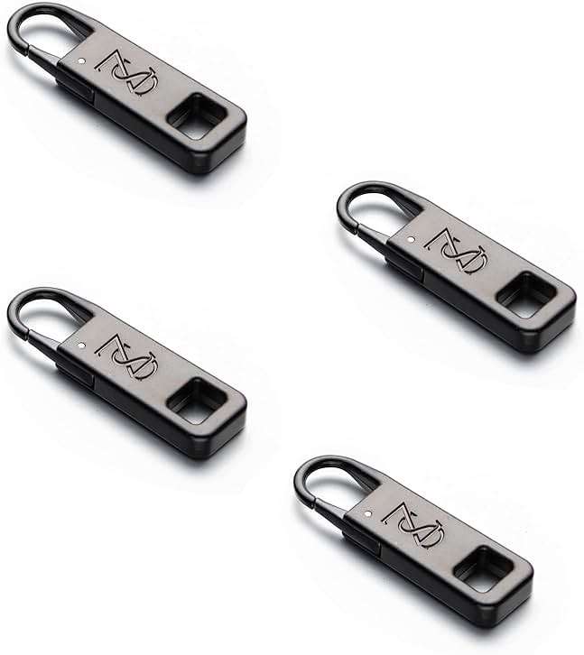 Zpsolution Luggage Zipper Pull Replacement - Heavy Duty Detachable Zipper Pullers Repair for Suitcases Easy to Use Larger Stronger - Image 1