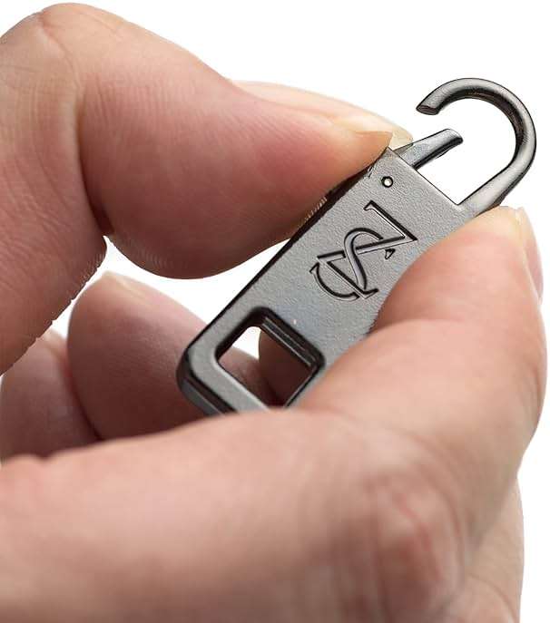 Zpsolution Luggage Zipper Pull Replacement - Heavy Duty Detachable Zipper Pullers Repair for Suitcases Easy to Use Larger Stronger - Image 2