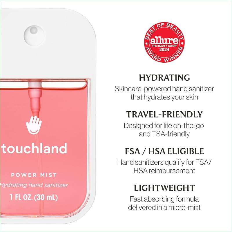 Touchland Hand Sanitizer Spray, Juicy Trio - 3 x 1 FL OZ - Image 6