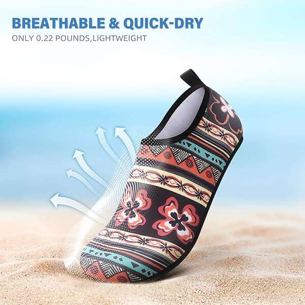 Water Shoes for Women Men Quick-Dry Aqua Socks Swim Beach Outfits Barefoot Yoga Exercise Wear Sport Accessories Pool Camping Must Haves River Hiking Adult Youth Size - Image 2