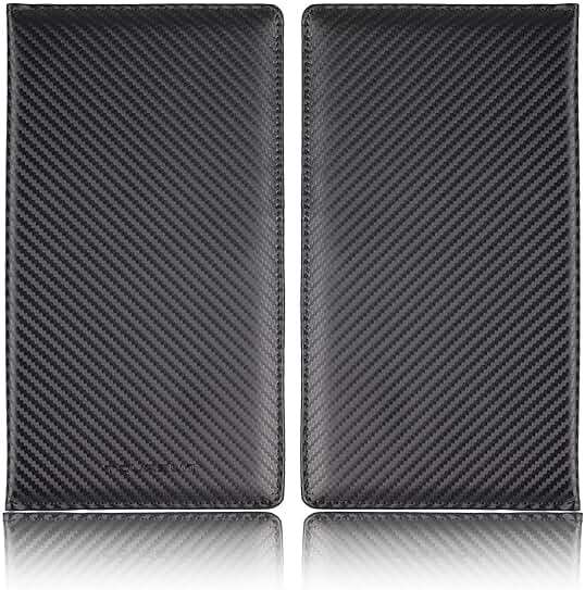 TOURSUIT Car Registration and Insurance Card Holder, Vehicle License Document Glove Box Compartment Organizer, Interior Car Accessories for Women Men (Carbon Fiber Black) - Image 4