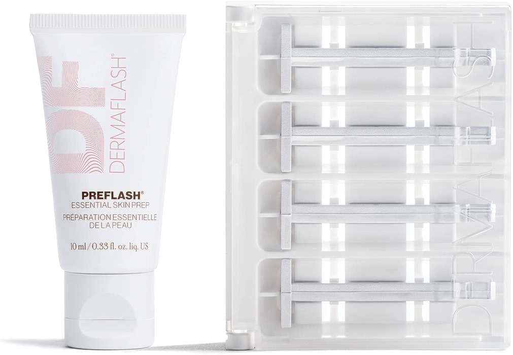 DERMAFLASH ESSENTIALS Dermaplaning Replenishment Kit for Women (Compatible with DERMAFLASH LUXE+ Dermaplaning Tool only) - Image 1