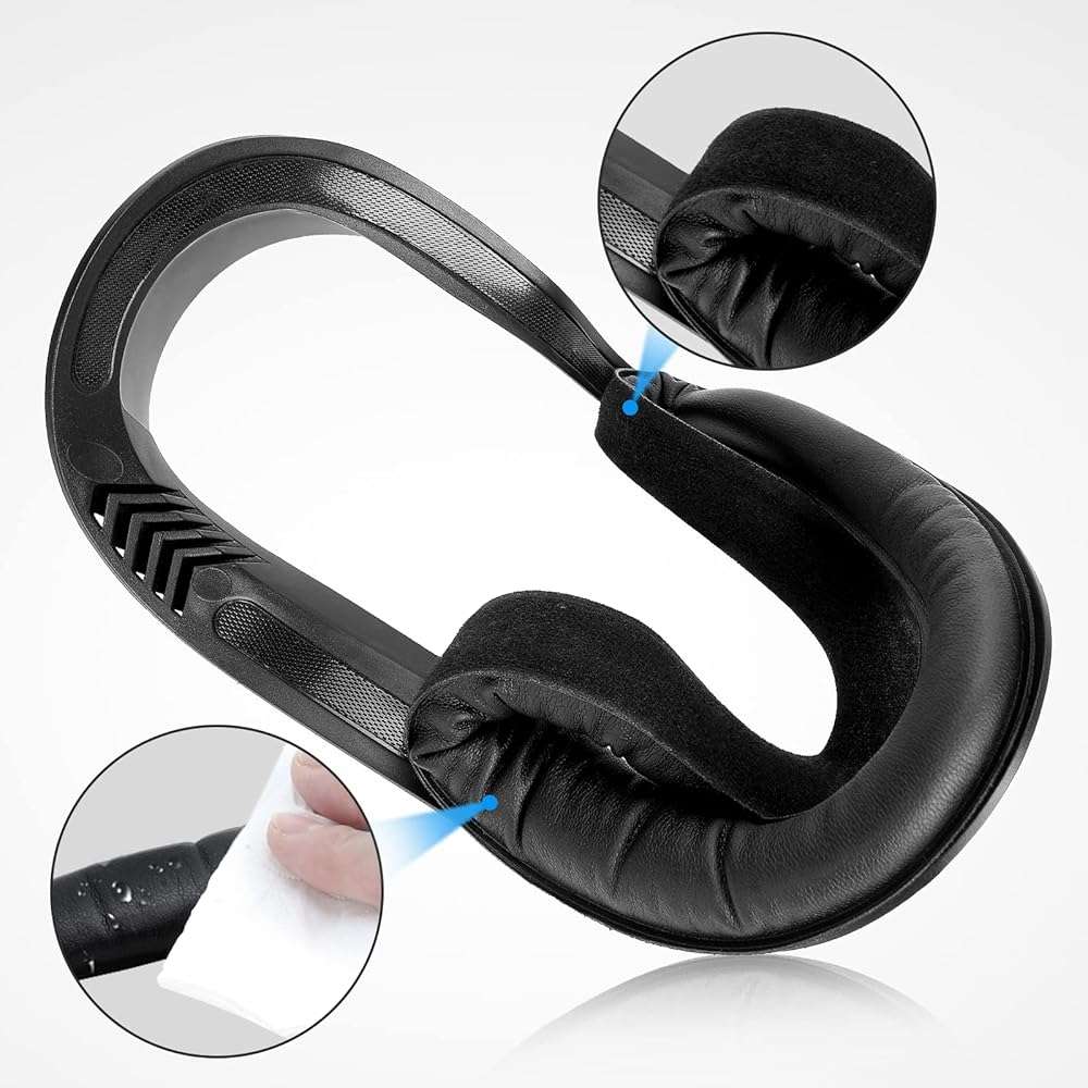 SUPERUS Facial Interface & Face Cover Pad for Oculus Quest 2, Sweat-Proof PU Foam Cushion - VR Accessories for Meta Quest 2, Compatible with Oculus Quest 2 Original Spacer - Image 4