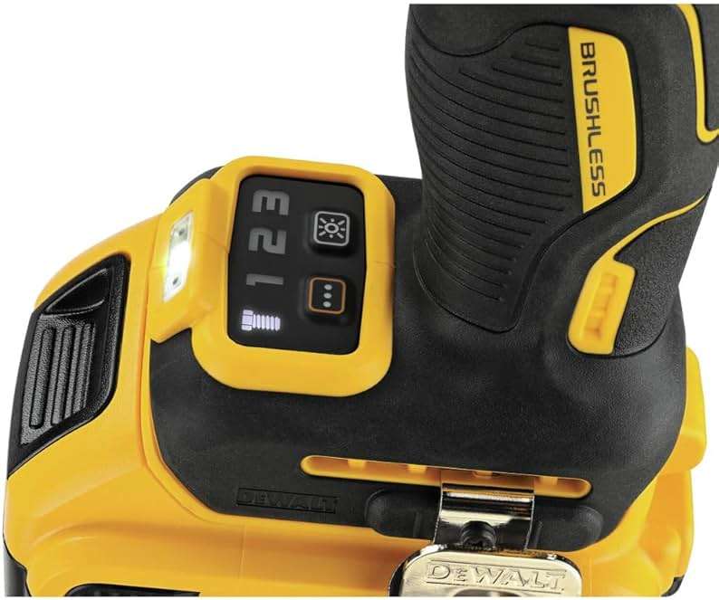 DEWALT 20V MAX Cordless Impact Wrench, 1/2' Hog Ring, Includes LED Work Light and Belt Clip, Bare Tool Only (DCF891B) - Image 4
