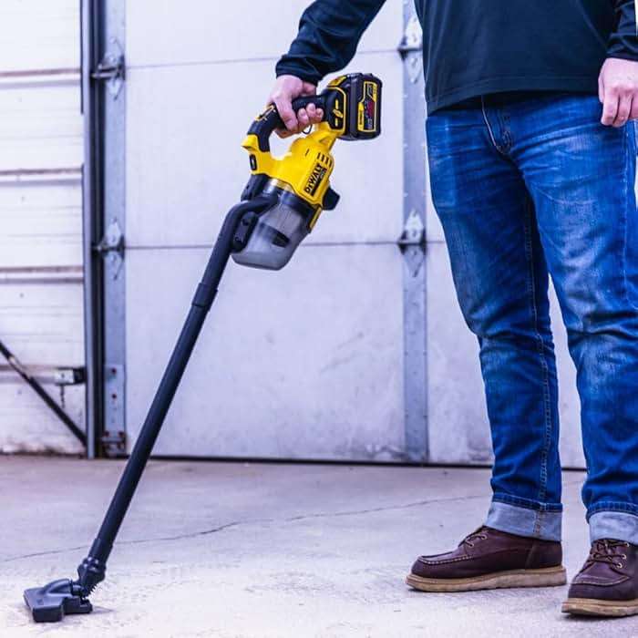 DEWALT 20V Handheld Vacuum Cordless, Car Vacuum with HEPA Filter, 6 Attachments and LED Light, High Performance Dry Only Small Shop Vac, Battery Not Included (DCV501HB) - Image 3