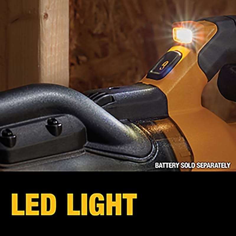 DEWALT 20V Handheld Vacuum Cordless, Car Vacuum with HEPA Filter, 6 Attachments and LED Light, High Performance Dry Only Small Shop Vac, Battery Not Included (DCV501HB) - Image 9