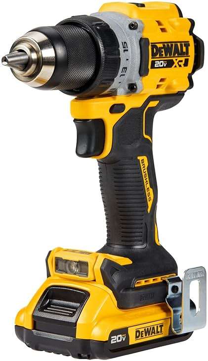DEWALT 20V MAX XR Cordless Drill/Driver Kit, Brushless, Compact, with 2 Batteries and Charger (DCD800D2) - Image 9