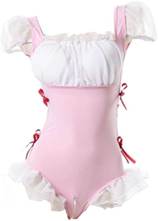 jrswai Anime Swimsuit Cute Cosplay Lingerie Underwear Bodysuit for Women Japanese Cartoon Swimwear - Image 1