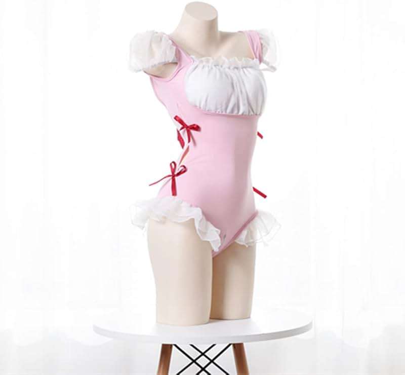 jrswai Anime Swimsuit Cute Cosplay Lingerie Underwear Bodysuit for Women Japanese Cartoon Swimwear - Image 2