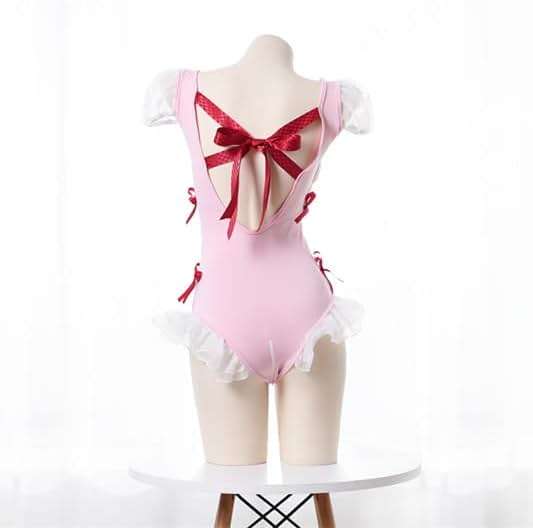jrswai Anime Swimsuit Cute Cosplay Lingerie Underwear Bodysuit for Women Japanese Cartoon Swimwear - Image 3
