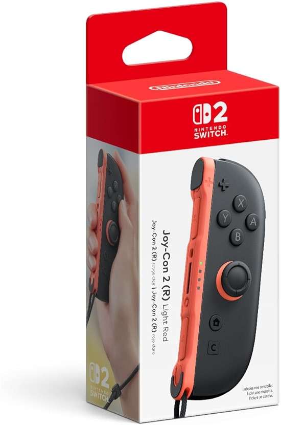 Nintendo Joy-Con™ 2 (R) Light Red - Image 1