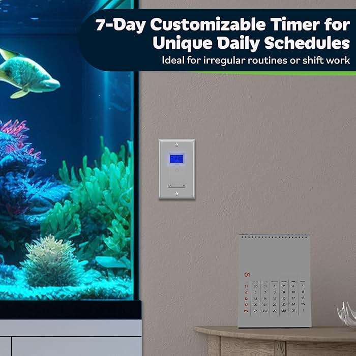 TOPGREENER Digital Astronomic Timer Switch, 7-Day Programmable Sunrise Sunset Timer for Lights, Fans, & Motors, Single-Pole or 3-Way, Neutral Wire Required, UL Listed, TGT01-HN-W, White - Image 7