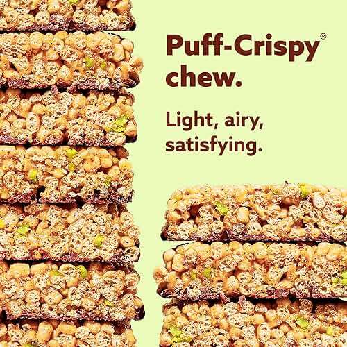 Mezcla Puff-Crispy Plant Based Protein Bars - Variety Pack - Healthy Snacks for Adults & Kids - Granola Bars for School, Travel, & Office Snacks - Gluten Free, Vegan, Non GMO, 10g Protein - 8 Count - Image 4