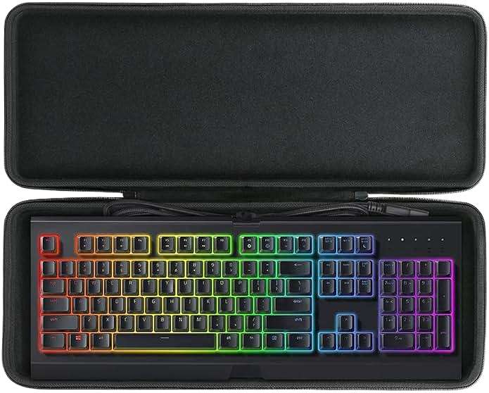 co2CREA Hard Case Replacement for Razer Cynosa Chroma/Cynosa V2 / Ornata V2 / Blackwidow V3 Pro/Blackwidow V3 / Huntsman Elite/Huntsman V2 Analog Gaming Keyboard - Image 1