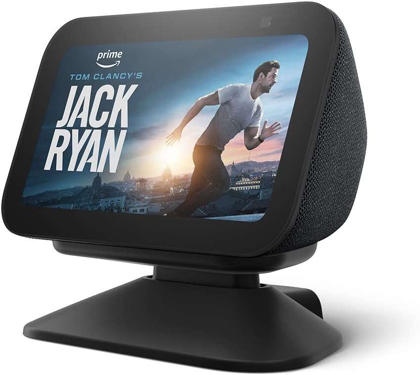 Echo Show 5 (3rd Gen) Adjustable Stand with USB-C Charging Port | Charcoal - Image 1