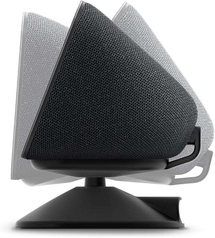 Echo Show 5 (3rd Gen) Adjustable Stand with USB-C Charging Port | Charcoal - Image 2