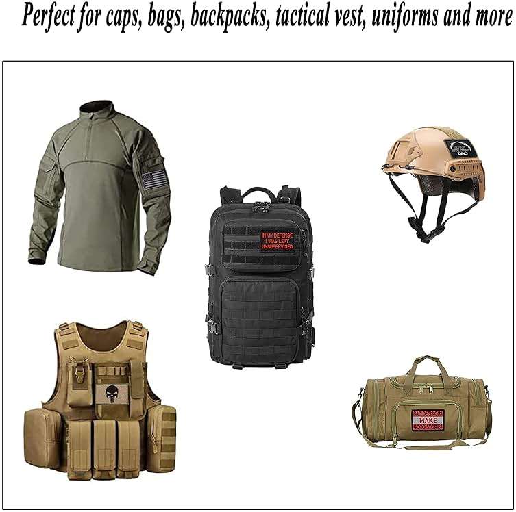 Harsgs 20 Pieces Random Tactical Morale Patch Bundle, Full Embroidery Loop and Hook Patches Set for Caps, Bags, Backpacks, Vest, Military Uniforms,Tactical Gears Etc - Image 6
