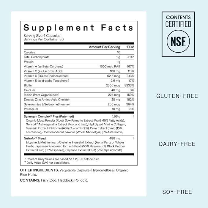Nutrafol Women's Balance Hair Growth Supplements, for Ages 45+, Clinically Proven for Visibly Thicker Hair and Scalp Coverage, Dermatologist Recommended - 2 Month Supply, 2 Refill Pouches - Image 6