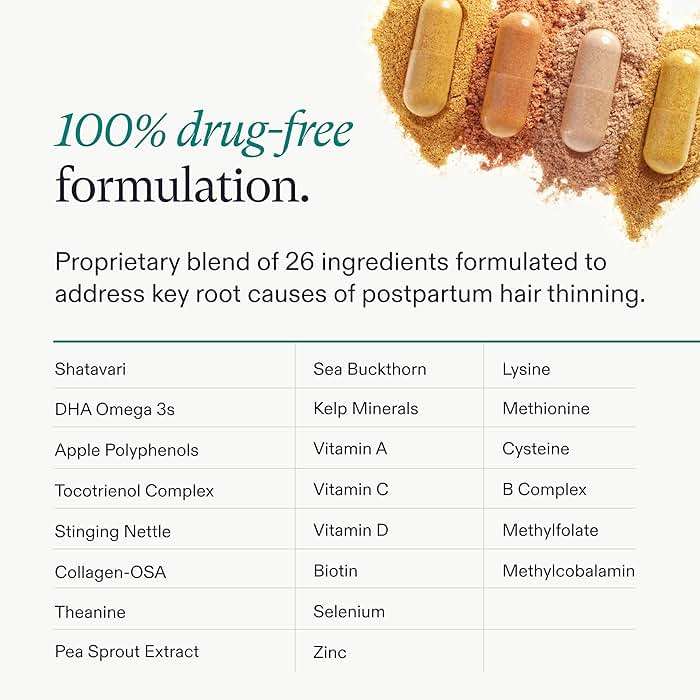 Nutrafol Postpartum Hair Growth Supplements, Clinically Tested for Visibly Thicker Hair and Less Shedding, Breastfeeding-friendly - Image 5