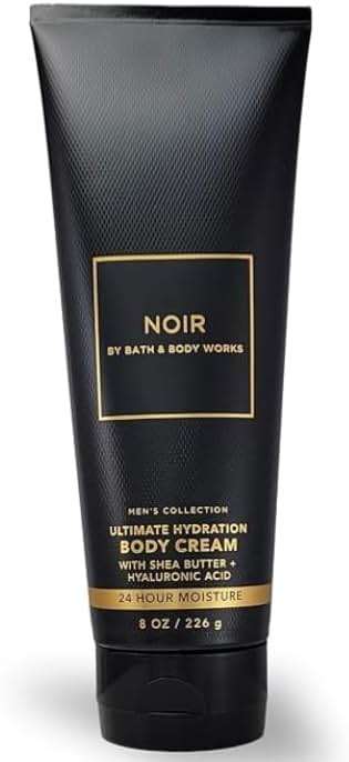 Bath and Body Works Men's Collection Ultimate Hydration Ultra Shea Body Cream 8 Oz 2 Pack (Noir) - Image 3