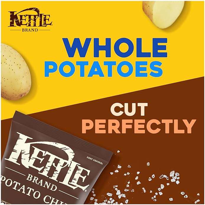 Kettle Foods Sea Salt Potato Chips, 7.5 OZ - Image 2