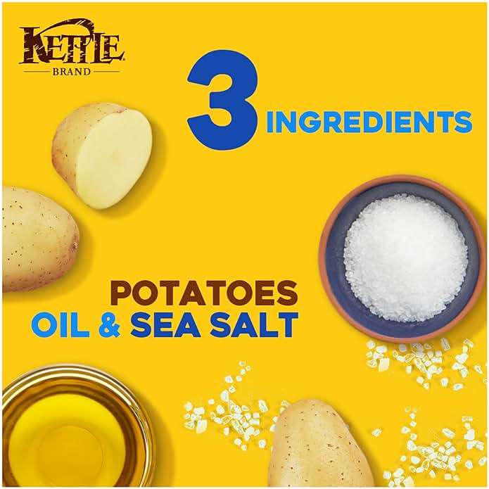 Kettle Foods Sea Salt Potato Chips, 7.5 OZ - Image 4