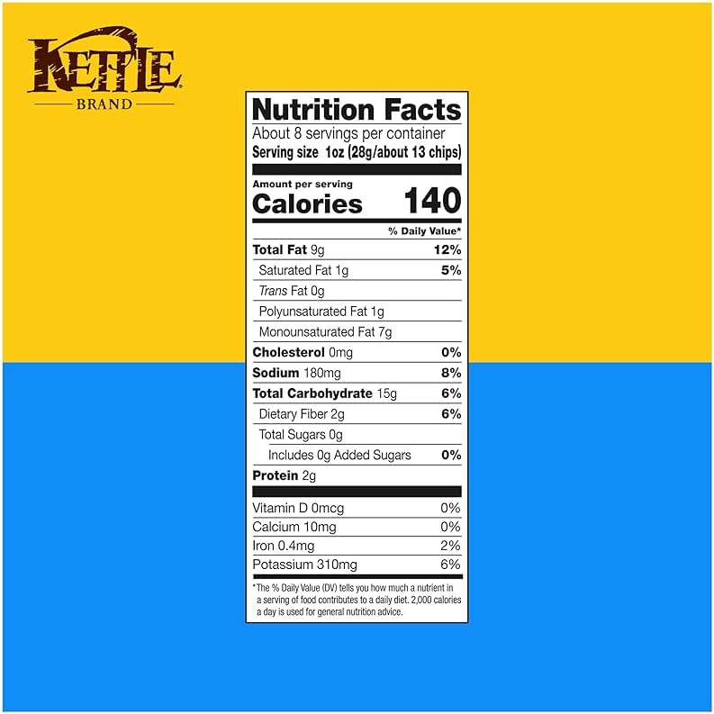 Kettle Foods Sea Salt & Vinegar Potato Chips, 7.5 OZ - Image 2