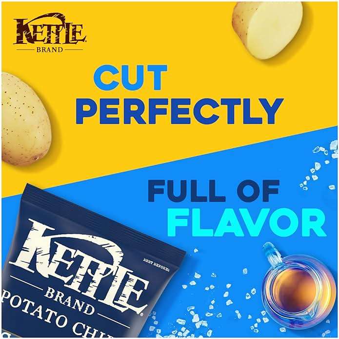 Kettle Foods Sea Salt & Vinegar Potato Chips, 7.5 OZ - Image 4