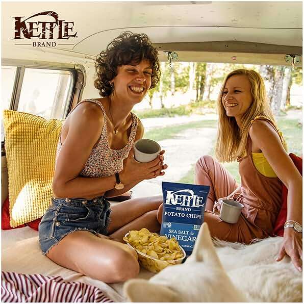 Kettle Foods Sea Salt & Vinegar Potato Chips, 7.5 OZ - Image 6