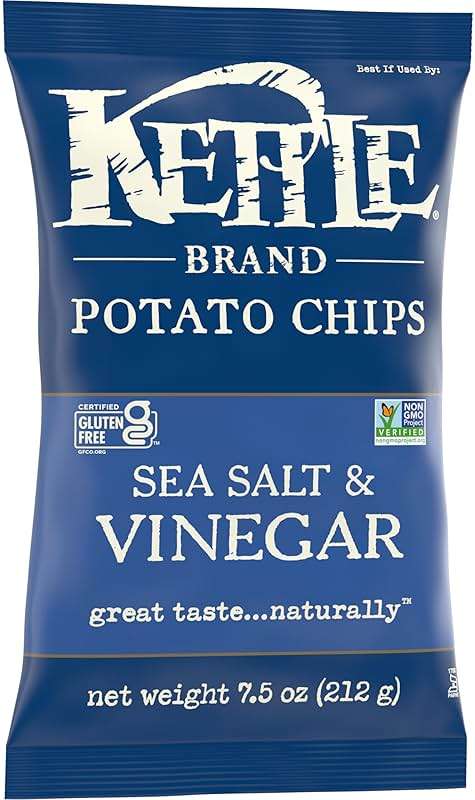 Kettle Foods Sea Salt & Vinegar Potato Chips, 7.5 OZ - Image 7