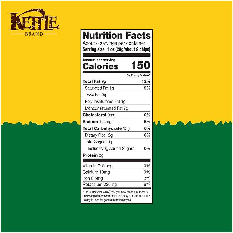 Kettle Brand Potato Chips, Krinkle Cut, Dill Pickle Kettle Chips, 7.5 Oz - Image 2