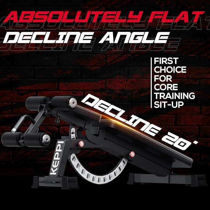 Adjustable Weight Bench, Commercial Grade 1200LB Workout Bench Press Set for Home Gym Strength Training Exercise, Incline Bench with 12+3 Adjustable Backrest&Seat Positions for Full Body Fitness - Image 3
