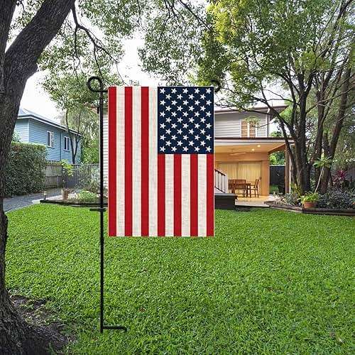 American Flag USA Flag, Small American Garden Flags for Yard Patio Porch Independence Day Patriotic Festival Outdoor Decorations - Image 2