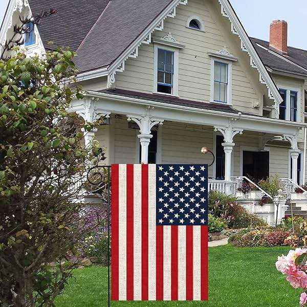 American Flag USA Flag, Small American Garden Flags for Yard Patio Porch Independence Day Patriotic Festival Outdoor Decorations - Image 6