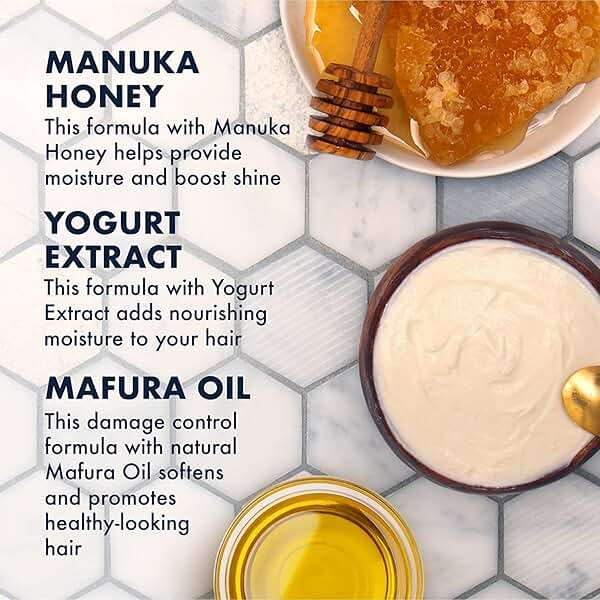 Shea Moisture Leave-In Conditioner, Multi-Action Spray 2-Pack, Manuka Honey & Yogurt Hydrate & Repair for Dry, Damaged Hair, 8 Oz Ea - Image 6