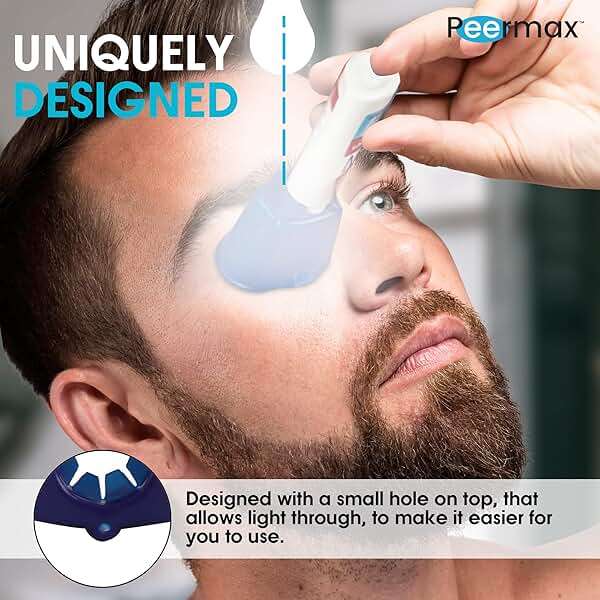 Peermax Drop Smart Eye Drop Guide FDA Registered | Dispenser Aids for Eyedrop | Eye Dropper Cup for Most Eyes Drops Medicine Bottle | Auto Eyedropper Helper Devices for Elderly Applicator Holder (1) - Image 4