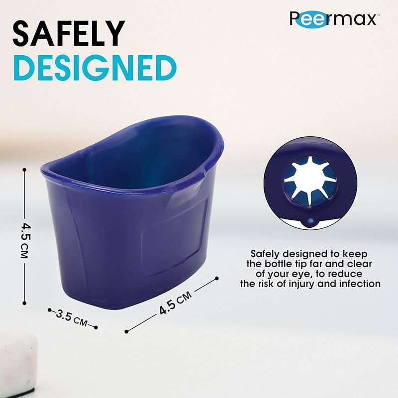 Peermax Drop Smart Eye Drop Guide FDA Registered | Dispenser Aids for Eyedrop | Eye Dropper Cup for Most Eyes Drops Medicine Bottle | Auto Eyedropper Helper Devices for Elderly Applicator Holder (1) - Image 6