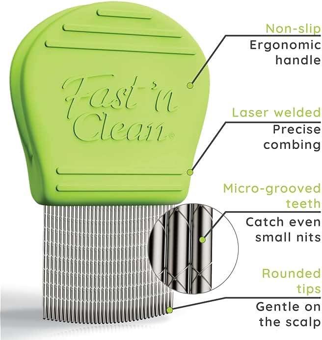 Fast 'n Clean - The Self Cleaning Lice Comb - Image 8