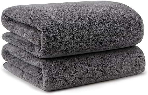 Orighty Bath Towels Pack of 2(27'' x 54'') - Soft Feel, Highly Absorbent, Quick Drying Microfiber for Body, Sport, Yoga, SPA, Fitness - Grey - Image 1