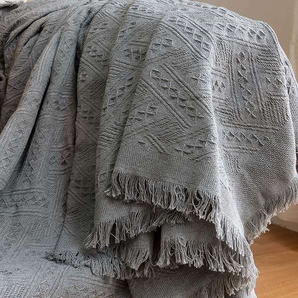 HOMERILLA Sectional Couch Covers 2 Pieces L Shaped Sofa Cover for Sectional Couch L Shape Washable Blanket Furniture Protector for Pets Dogs (Dark Grey, X-Large) - Image 8