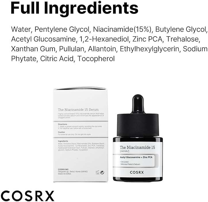 COSRX 15% Niacinamide Face Serum, 0.67 fl oz, Pore Minimizer Serum for Face, Even Skin Tone, Korean Skin Care - Image 8