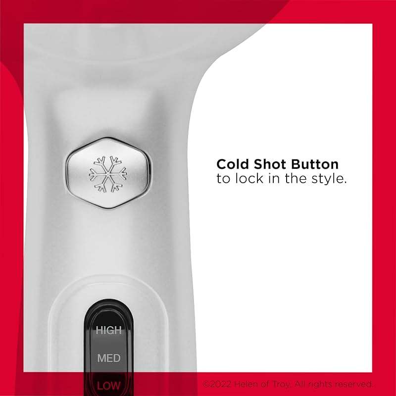 REVLON Volume Booster, Hair Dryer with Curl Enhancing Diffuser | Increase Volume, Decrease Frizz and Damage, Fast Drying, 1875 Watts (White) - Image 4